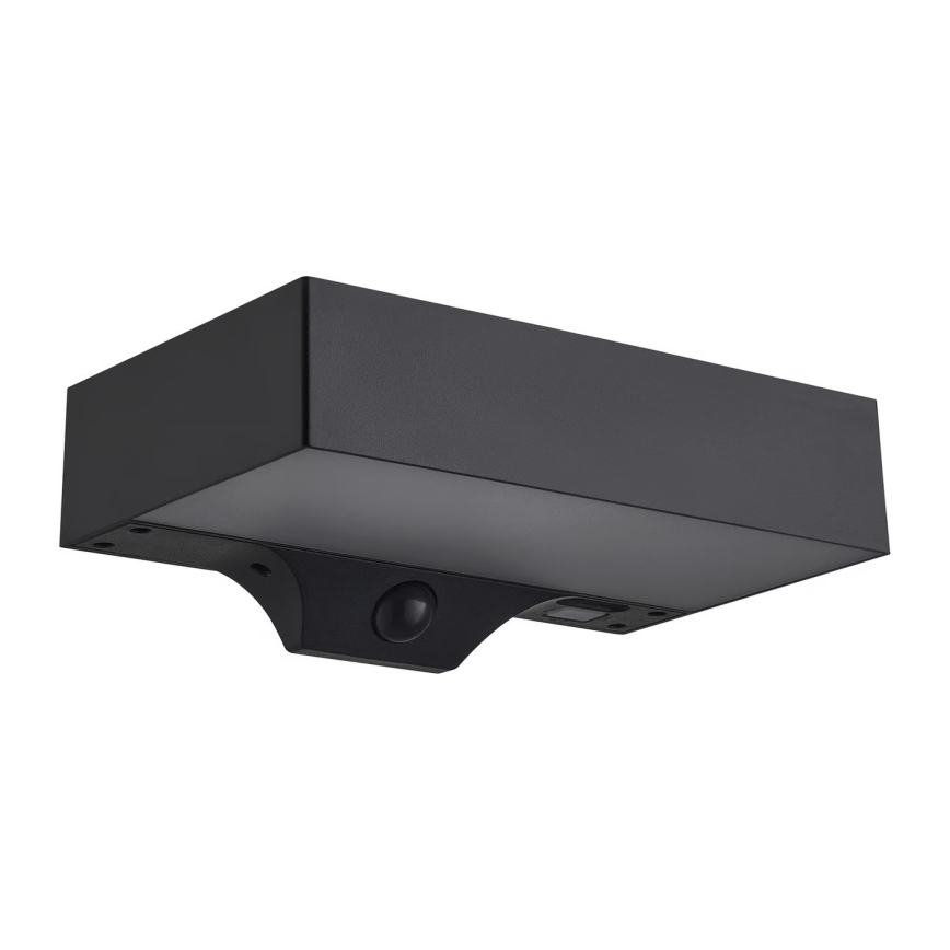 Nordlux - LED Solar-Wandleuchte mit Sensor MONAY LED/5W/5V 3000K IP44 2000 mAh schwarz