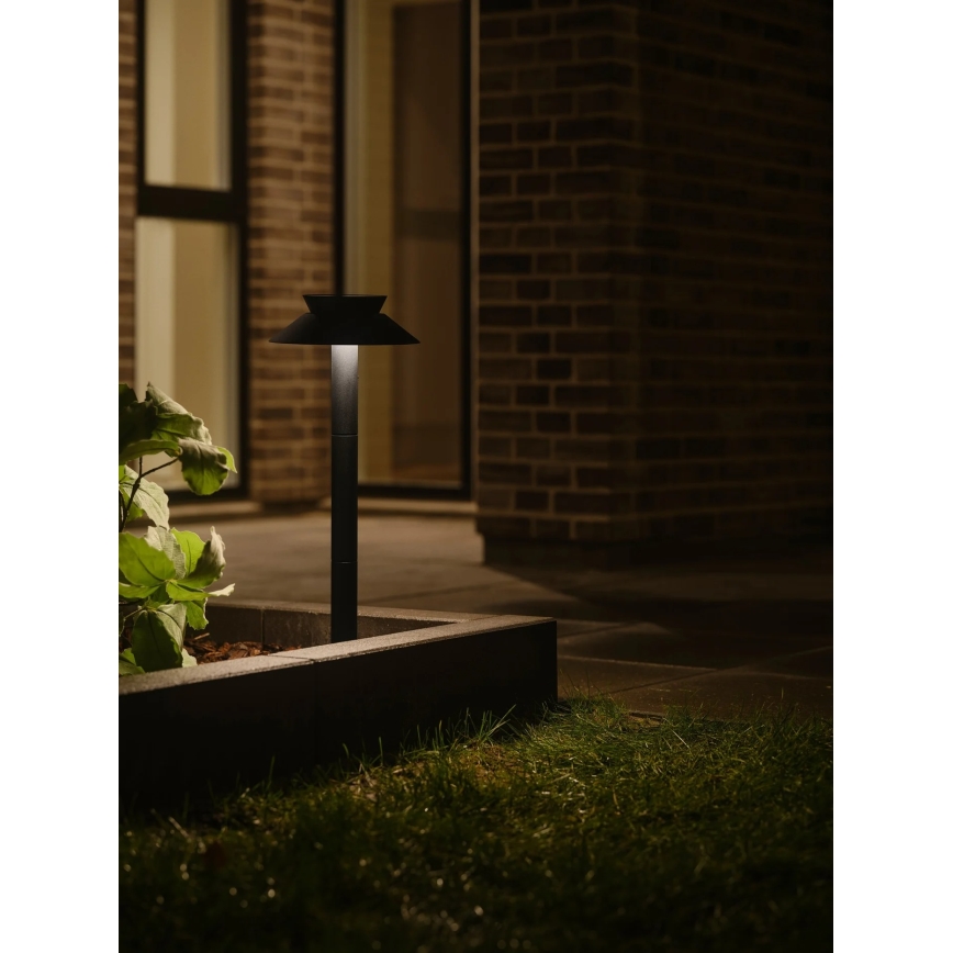 Nordlux - LED-Solarlampe mit Sensor, LED/5 W/3,7 V, IP44, schwarz