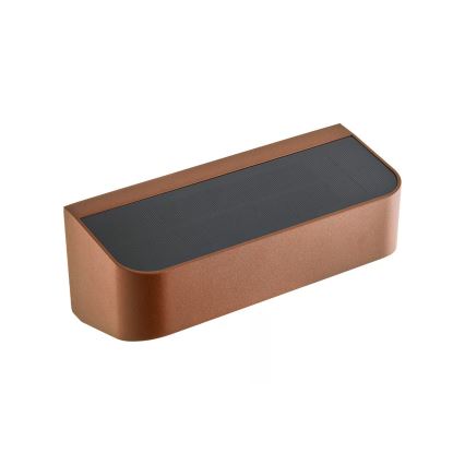 Nordlux - LED-Solarleuchte mit Sensor MARCELLIO LED/5W/5V IP54 2200 mAh braun