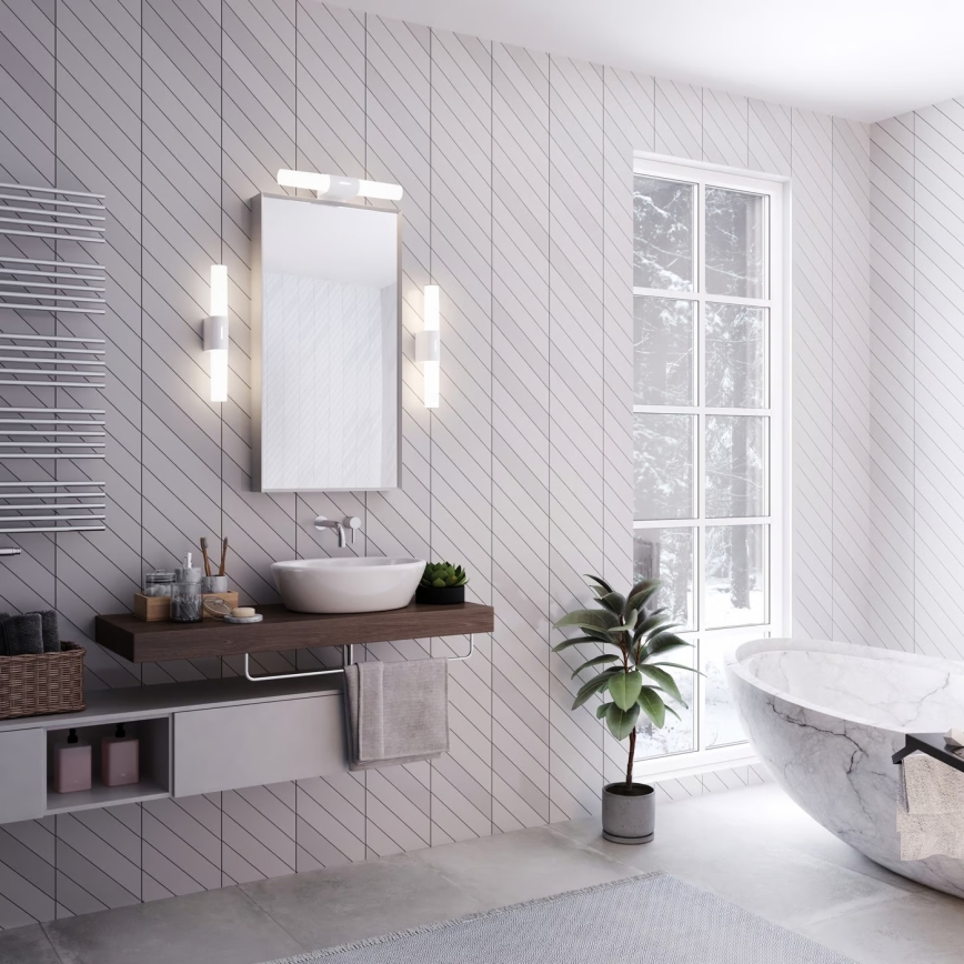 Nordlux - LED-Spiegelbeleuchtung für Badezimmer HELVA LED/9W/230V 3000K IP44