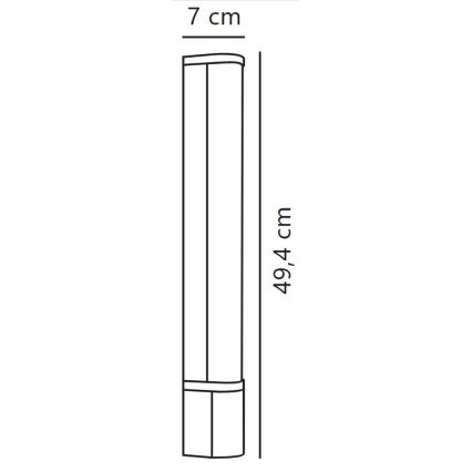 Nordlux - LED-Spiegelbeleuchtung für Badezimmer MALAIKA LED/6W/230V 3000K IP44 weiß