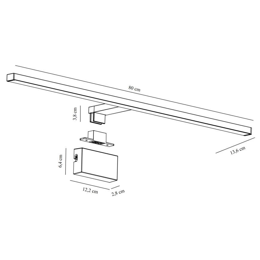 Nordlux - LED-Spiegelbeleuchtung für Badezimmer MARLEE LED/11,5W/230V 3000K IP44