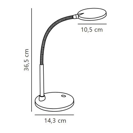 Nordlux - LED-Tischleuchte DOVE LED/4,5W/230V