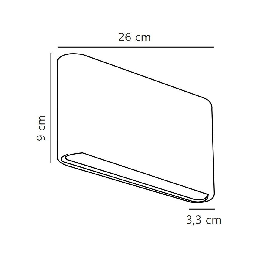 Nordlux - LED-Wandleuchte für den Außenbereich KINVER LED/10W/230V IP54 schwarz