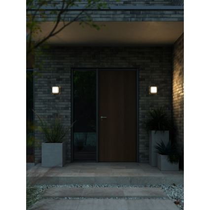 Nordlux - LED-Wandleuchte für den Außenbereich OLIVER LED/9W/230V IP54 17,5x17,5 cm