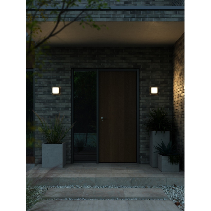 Nordlux - LED-Wandleuchte für den Außenbereich OLIVER LED/9W/230V IP54 17,5x17,5 cm