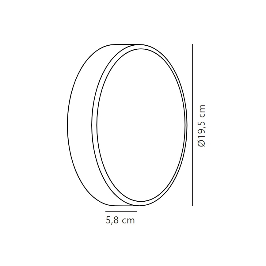 Nordlux - LED-Wandleuchte für den Außenbereich OLIVER LED/9W/230V IP54 d 19,5 cm