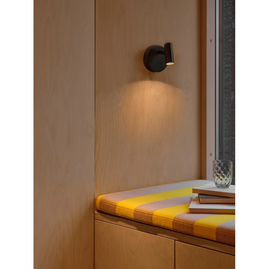 Nordlux - LED-Wandstrahler OMARI LED/3,2W/230V schwarz