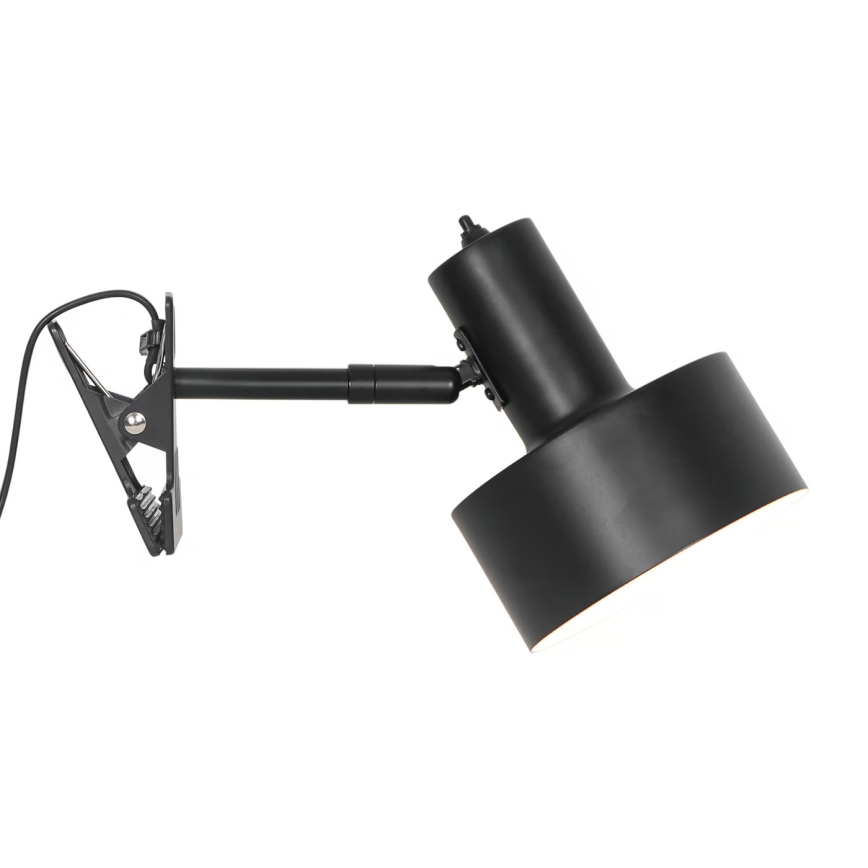 Nordlux - Leuchte mit Klemme MATIS 1xE27/15W/230V schwarz
