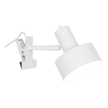 Nordlux - Leuchte mit Klemme MATIS 1xE27/15W/230V weiß