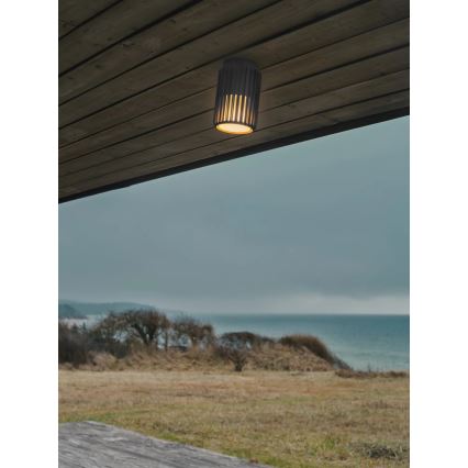 Nordlux - Outdoor-Deckenleuchte ALUDRA 1xE27/15W/230V anthrazit