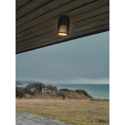 Nordlux - Outdoor-Deckenleuchte ALUDRA 1xE27/15W/230V schwarz