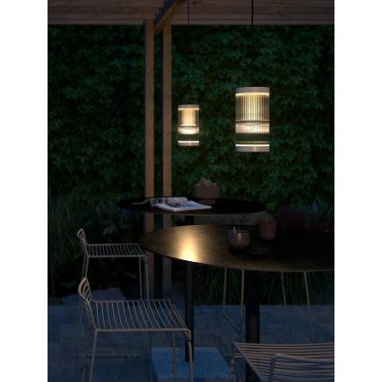 Nordlux - Outdoor-Hängeleuchte COUPAR 1xE27/25W/230V IP33 cremefarben