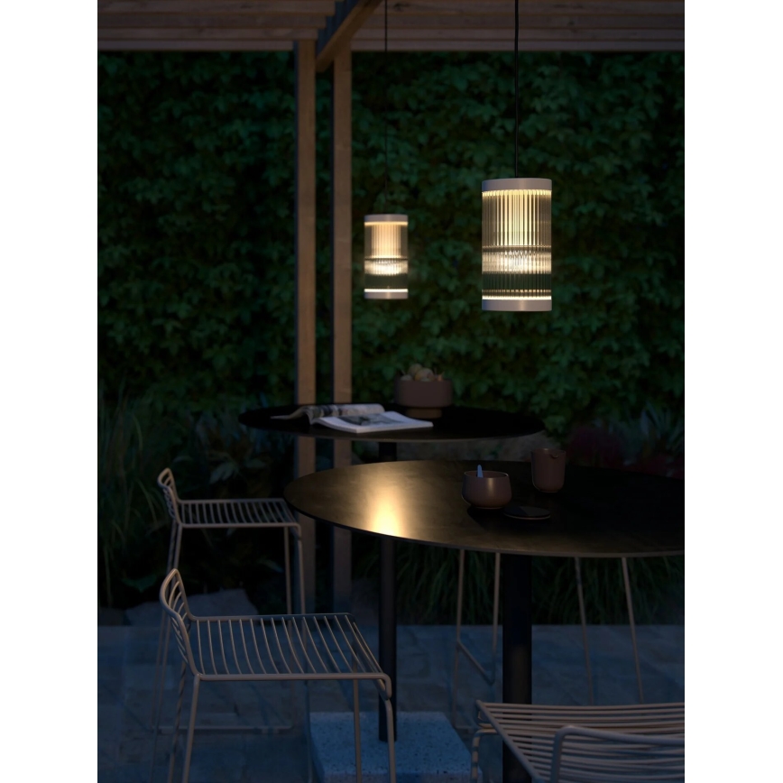 Nordlux - Outdoor-Hängeleuchte COUPAR 1xE27/25W/230V IP33 cremefarben