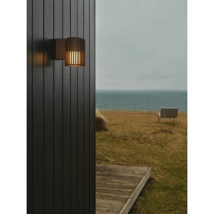 Nordlux - Outdoor-Wandleuchte ALUDRA 1xE27/15W/230V braun