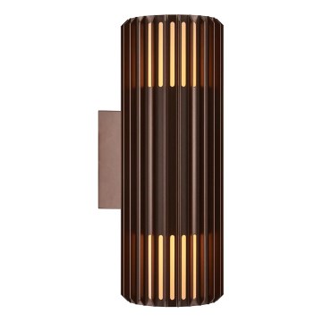 Nordlux - Outdoor-Wandleuchte ALUDRA 2xE27/15W/230V IP54 braun