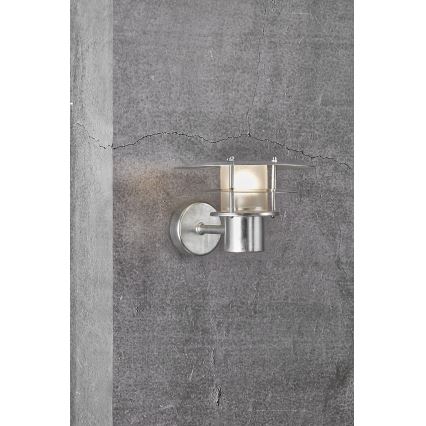 Nordlux - Outdoor-Wandleuchte BASTIA 1xE14/12W/230V IP54 matt Chrom