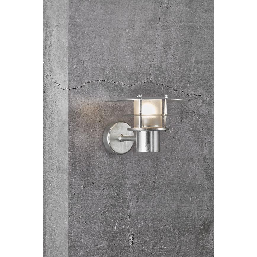 Nordlux - Outdoor-Wandleuchte BASTIA 1xE14/12W/230V IP54 matt Chrom