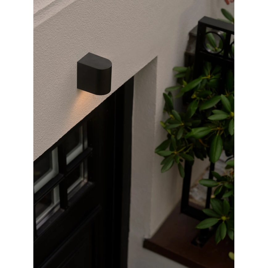 Nordlux - Outdoor-Wandleuchte DION 1xGU10/25W/230V IP44 schwarz