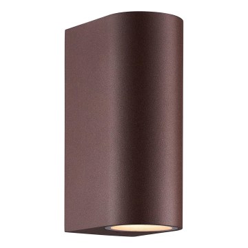 Nordlux - Outdoor-Wandleuchte DION 2xGU10/25W/230V IP44 rezavá