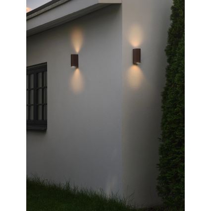 Nordlux - Outdoor-Wandleuchte DION 2xGU10/25W/230V IP44 rezavá