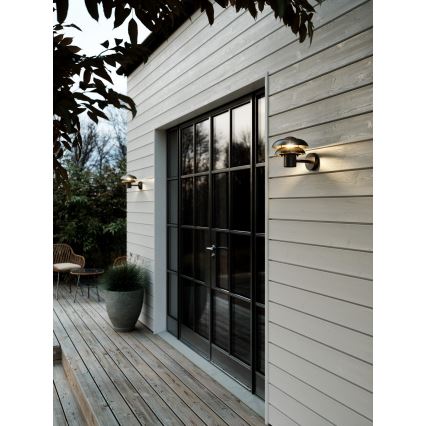Nordlux - Outdoor-Wandleuchte KURNOS 1xE14/12W/230V IP54 schwarz