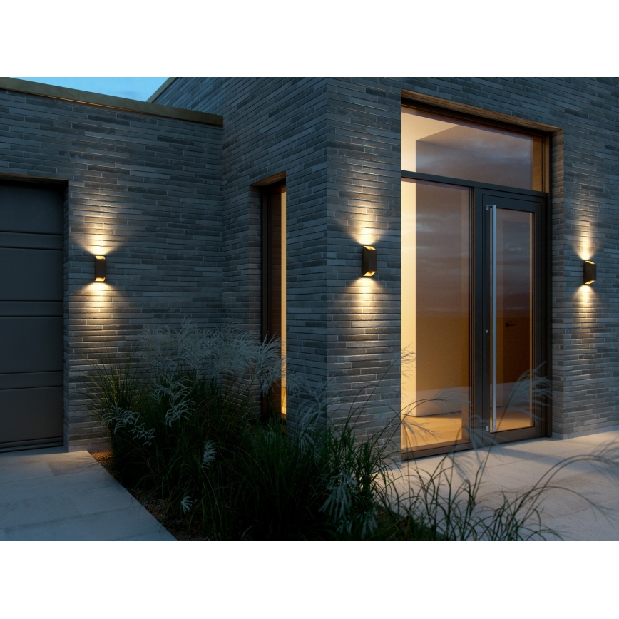 Nordlux - Outdoor-Wandleuchte NICO 2xGU10/25W/230V IP54 braun
