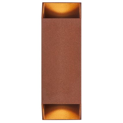 Nordlux - Outdoor-Wandleuchte NICO 2xGU10/25W/230V IP54 braun