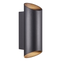 Nordlux - Outdoor-Wandleuchte NICO 2xGU10/35W/230V IP54 schwarz