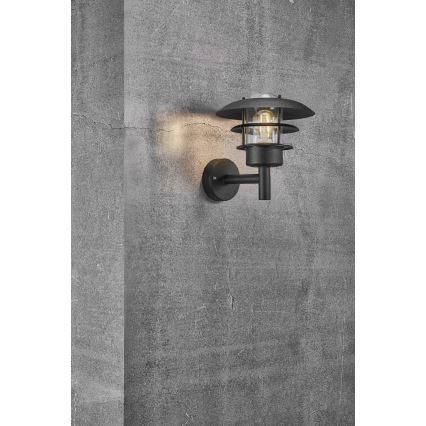 Nordlux - Outdoor-Wandleuchte NOIR 1xE27/60W/230V IP44