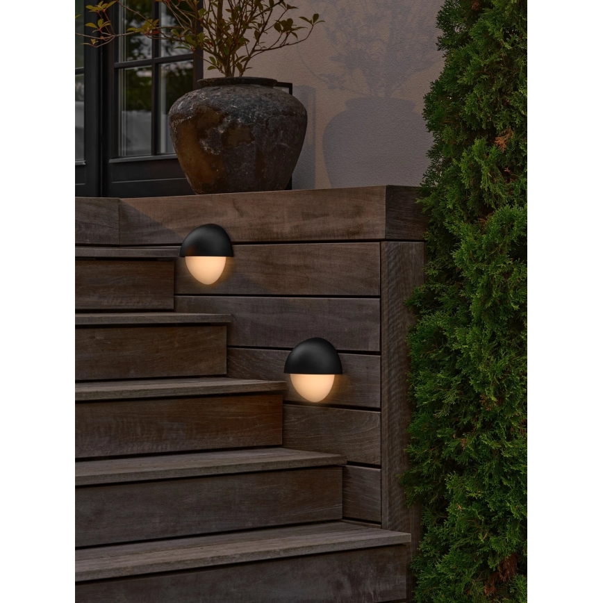 Nordlux - Outdoor-Wandleuchte SCORPIUS 1xE14/15W/230V IP44 schwarz