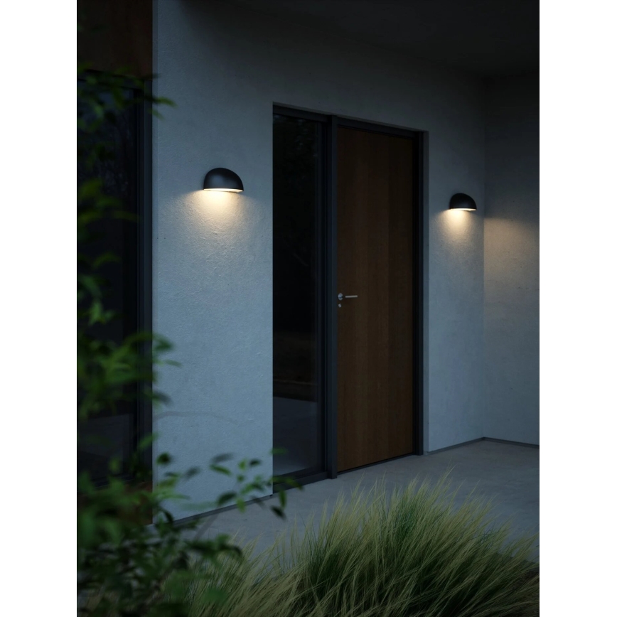 Nordlux - Outdoor-Wandleuchte SCORPIUS 1xE27/25W/230V IP44 schwarz