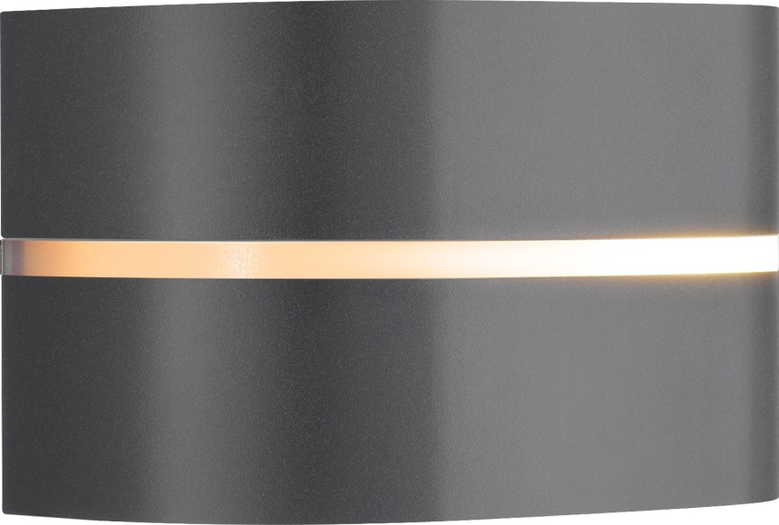 Nordlux - Outdoor-Wandleuchte SIBELIS 1xE27/10W/230V IP44 anthrazit