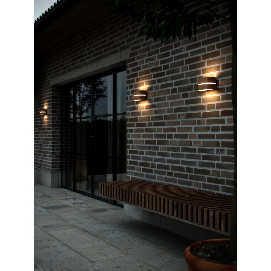 Nordlux - Outdoor-Wandleuchte SIBELIS 1xE27/10W/230V IP44 braun