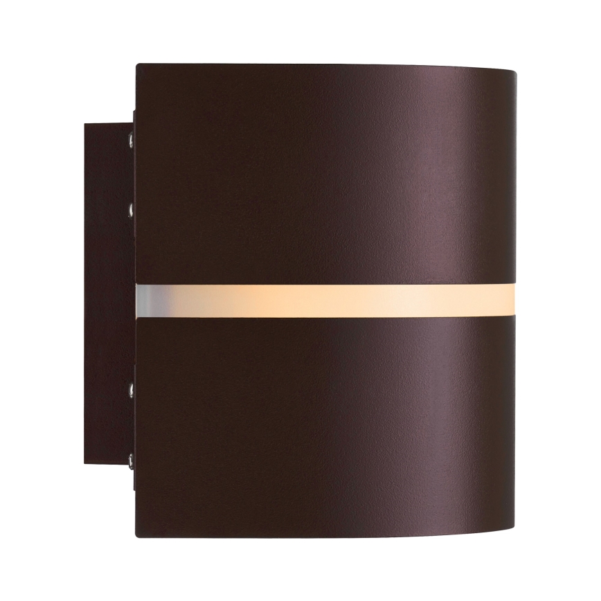 Nordlux - Outdoor-Wandleuchte SIBELIS 1xE27/10W/230V IP44 braun