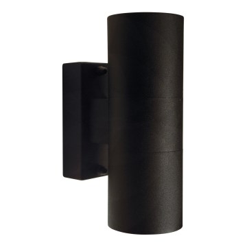 Nordlux - Outdoor-Wandleuchte TIN 2xGU10/35W/230V IP54 schwarz