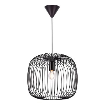 Nordlux - Pendelleuchte an Kabel BERONI 1xE27/60W/230V schwarz Ø 40 cm