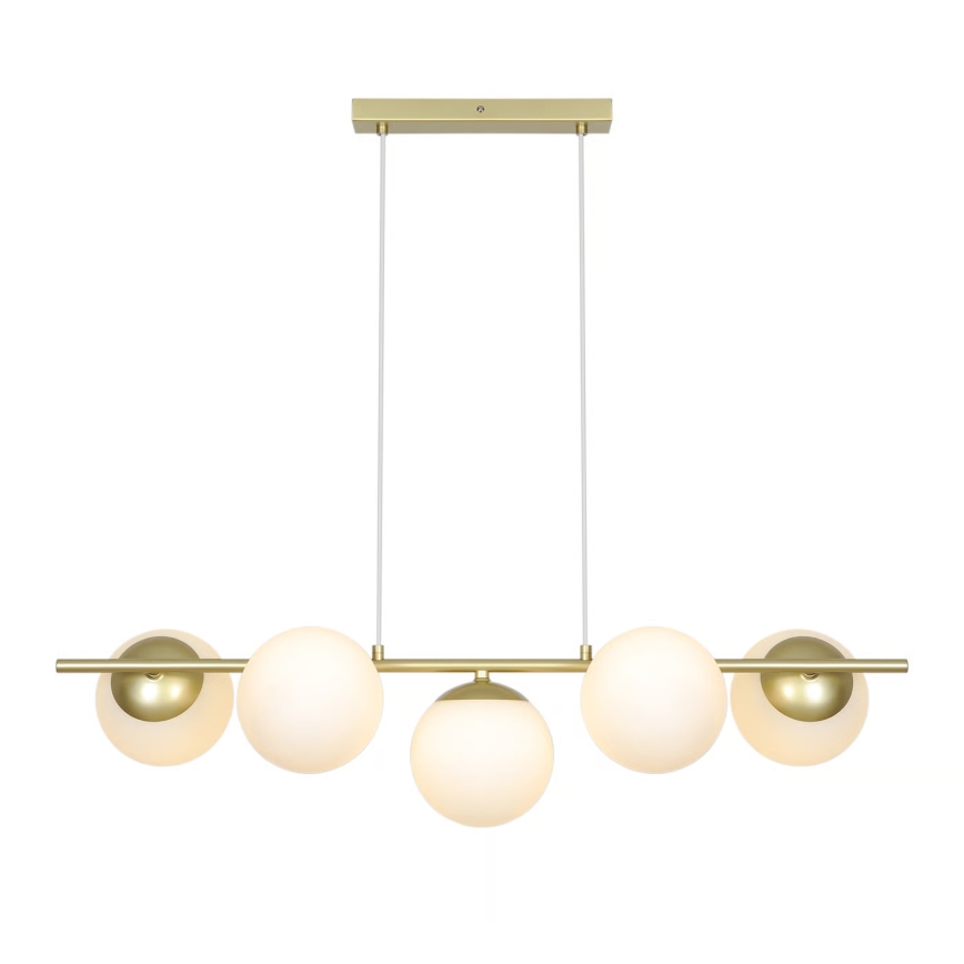 Nordlux - Pendelleuchte LILLY an Kabel 5xE14/10W/230V Messing