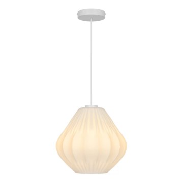 Nordlux - Pendelleuchte mit Kabel MALUCA 1xE27/15W/230V Ø 29 cm weiß