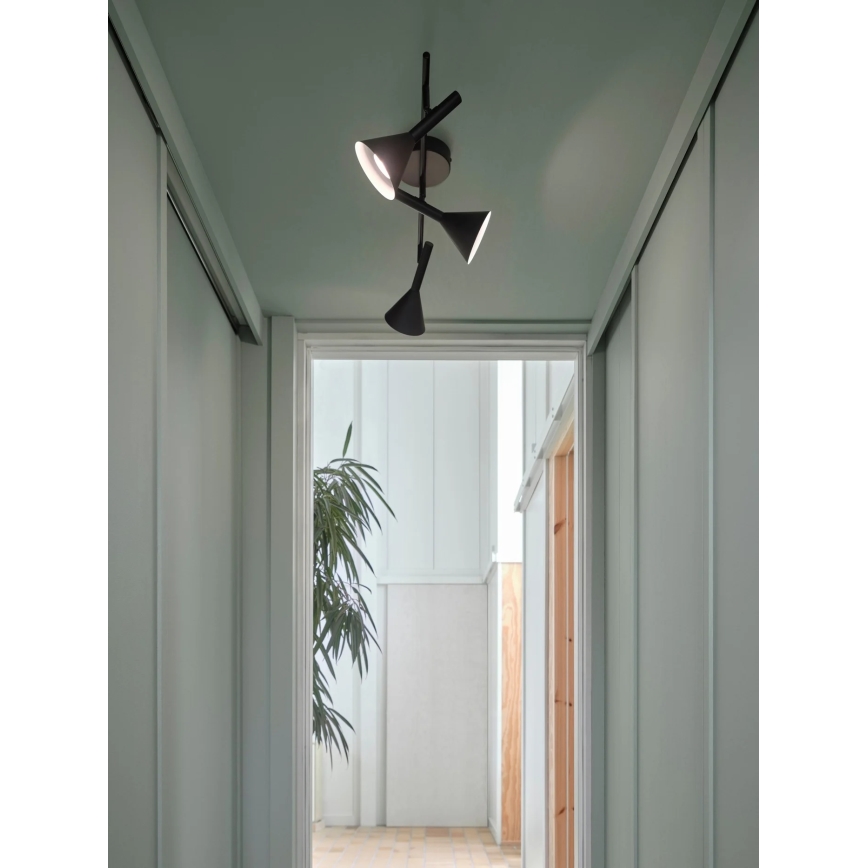 Nordlux - Spotleuchte KELVIS 3xGU10/12W/230V schwarz