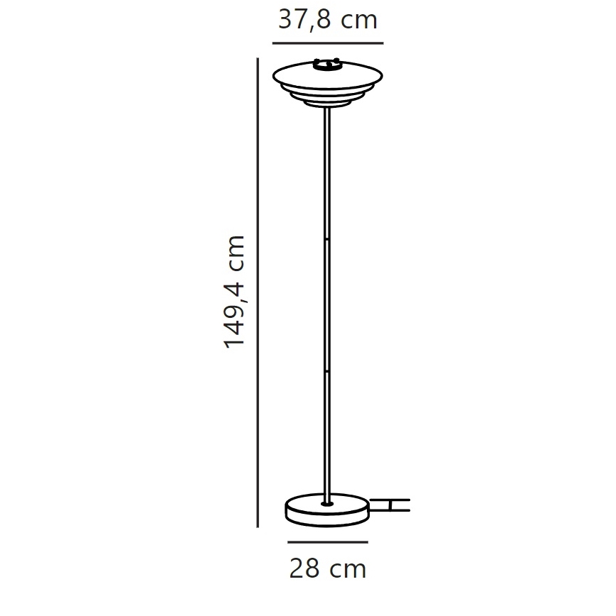 Nordlux - Stehleuchte BRETAGNE 1xG9/25W/230V anthrazit