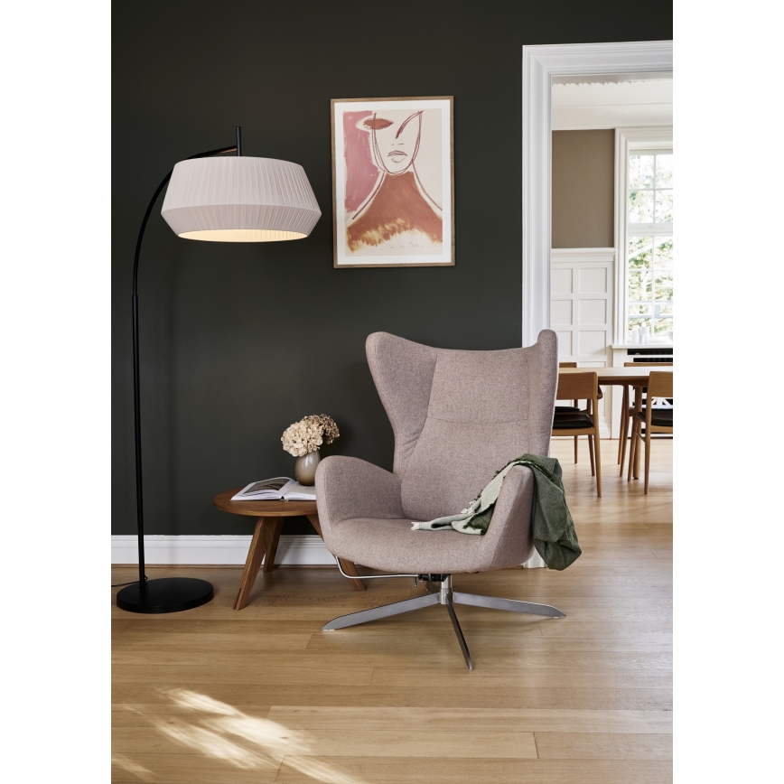 Nordlux - Stehleuchte DICTE 1xE27/60W/230V schwarz/beige