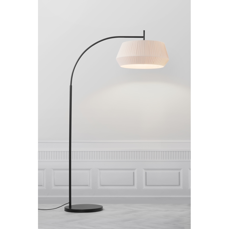Nordlux - Stehleuchte DICTE 1xE27/60W/230V schwarz/beige