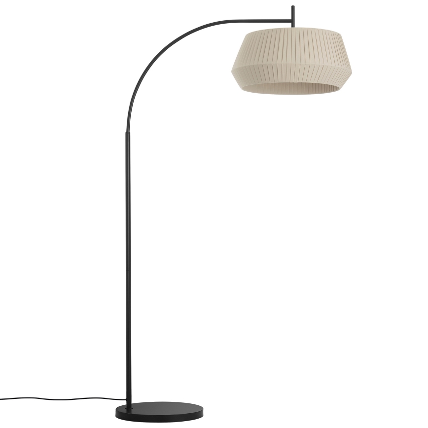 Nordlux - Stehleuchte DICTE 1xE27/60W/230V schwarz/beige