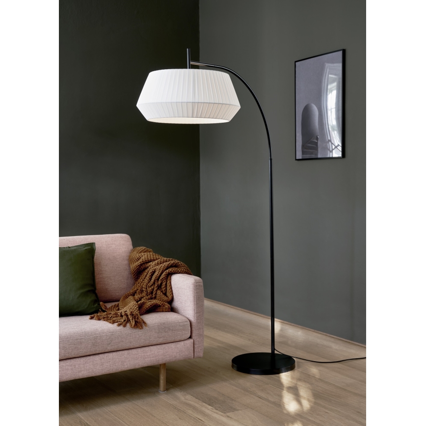 Nordlux - Stehleuchte DICTE 1xE27/60W/230V schwarz/weiß