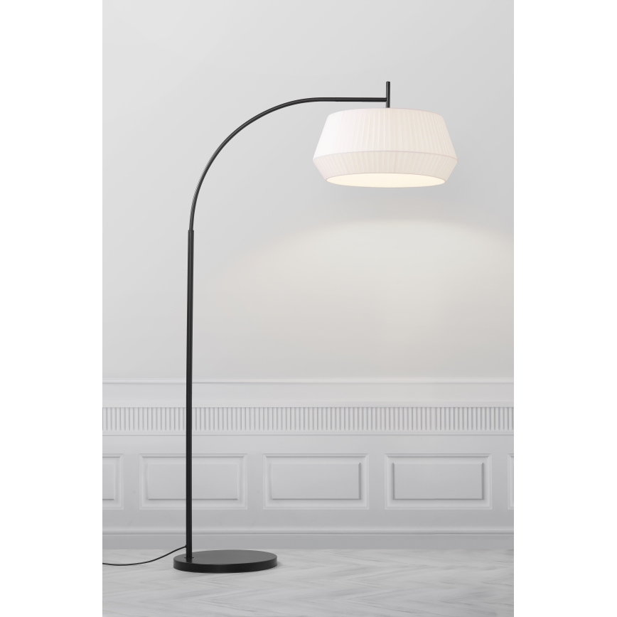 Nordlux - Stehleuchte DICTE 1xE27/60W/230V schwarz/weiß