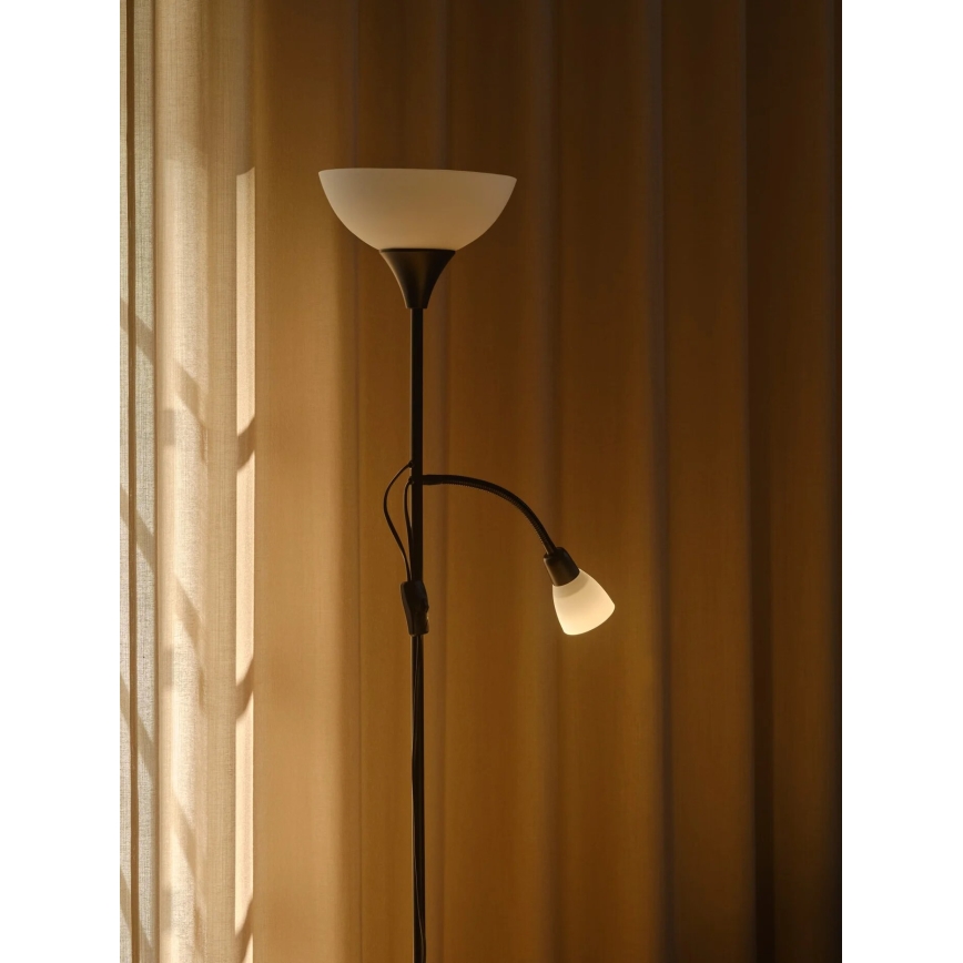 Nordlux - Stehleuchte LAURIA 1xE27/40W/230V + 1xE14/15W