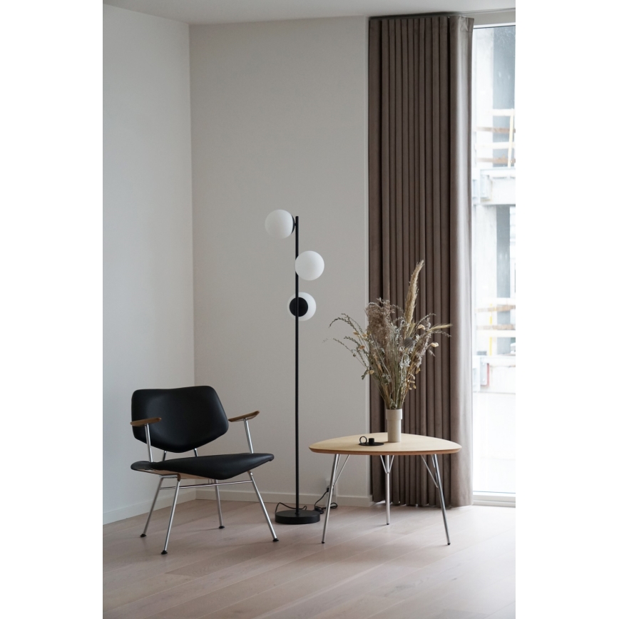 Nordlux - Stehleuchte LILLY 3xE14/25W/230V schwarz