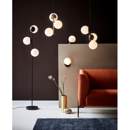 Nordlux - Stehleuchte LILLY 3xE14/25W/230V schwarz