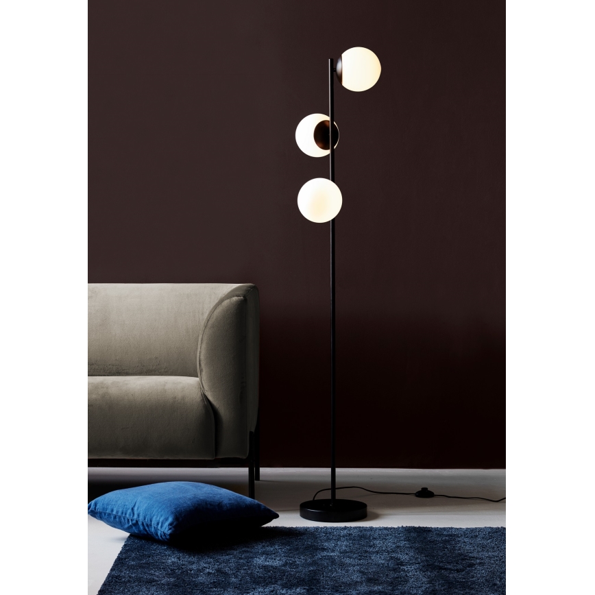 Nordlux - Stehleuchte LILLY 3xE14/25W/230V schwarz